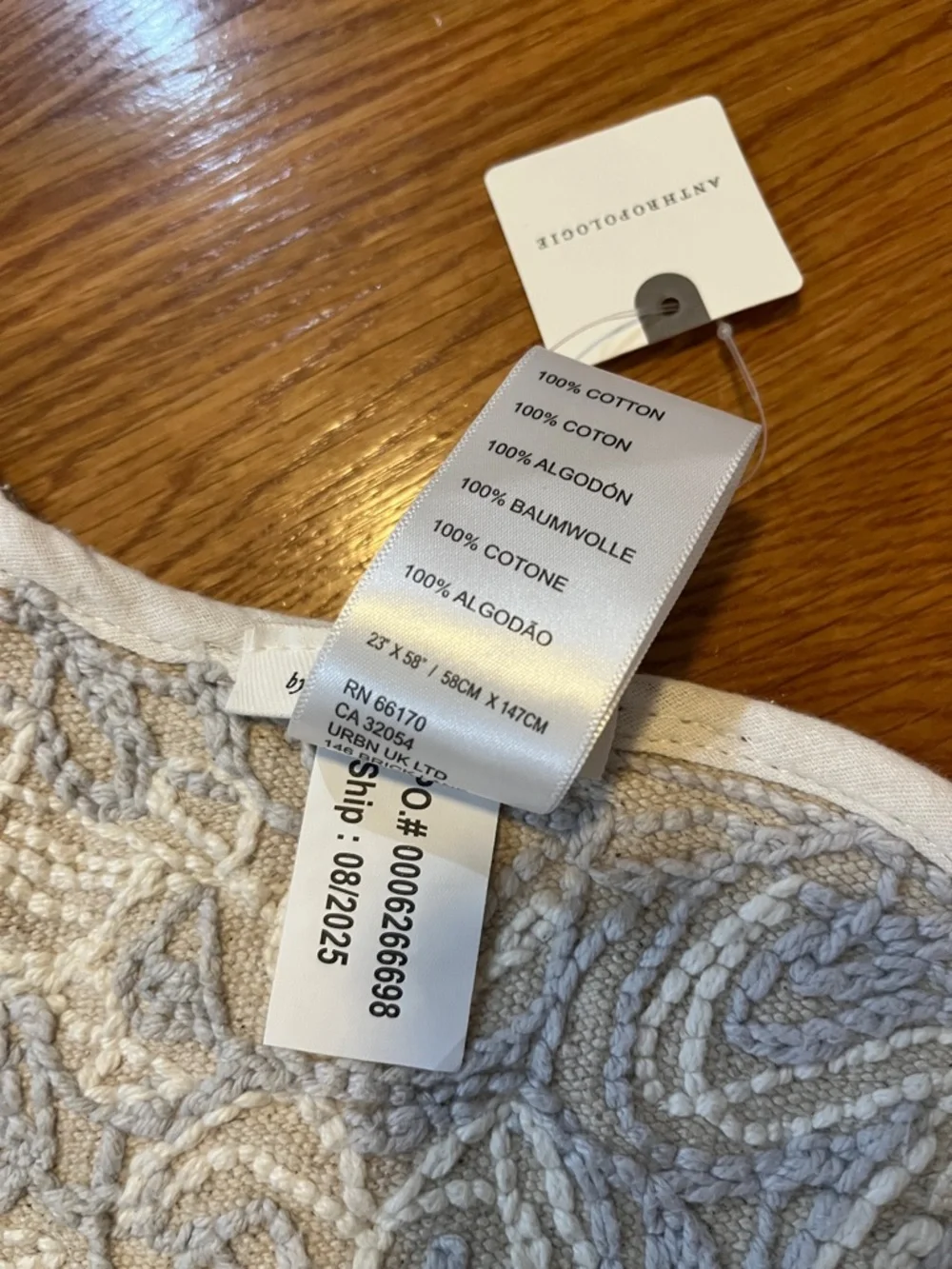 Anthropologie Geraldine Large Bath Mat NWT
